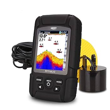 GARMIN - lucky laker ポータブル魚探　新品 Amazon | LUCKYLAKER 高性能 有線 カヤック 魚群探知機